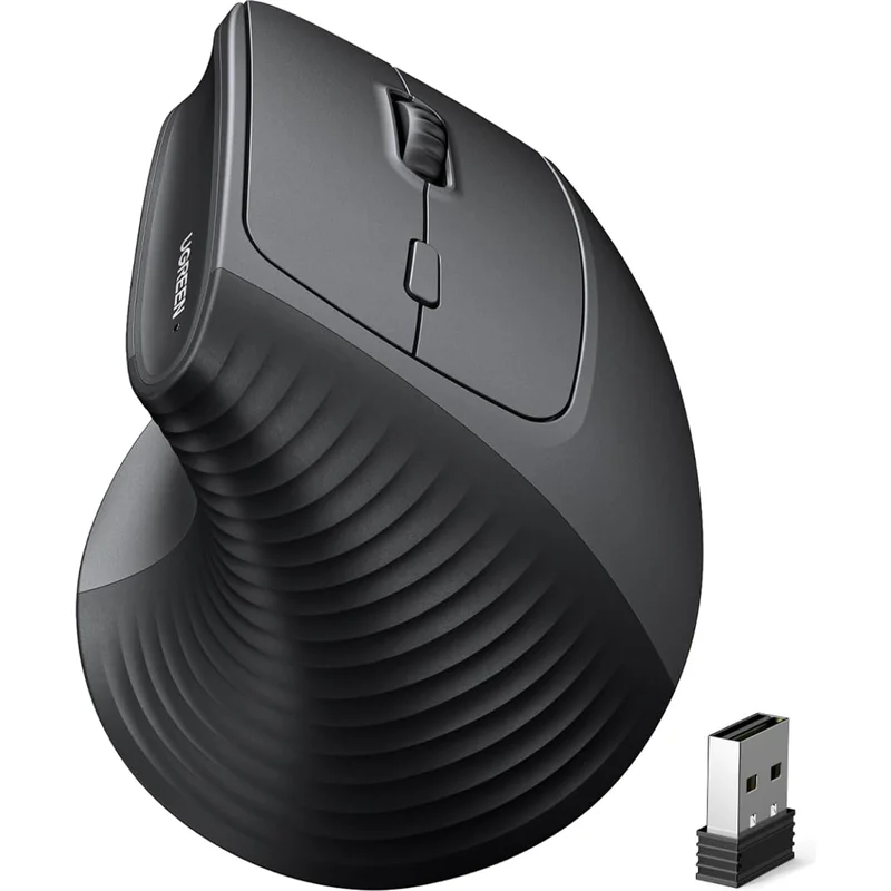 UGREEN Ergonomic Wireless Vertical Mouse (4000 DPI)