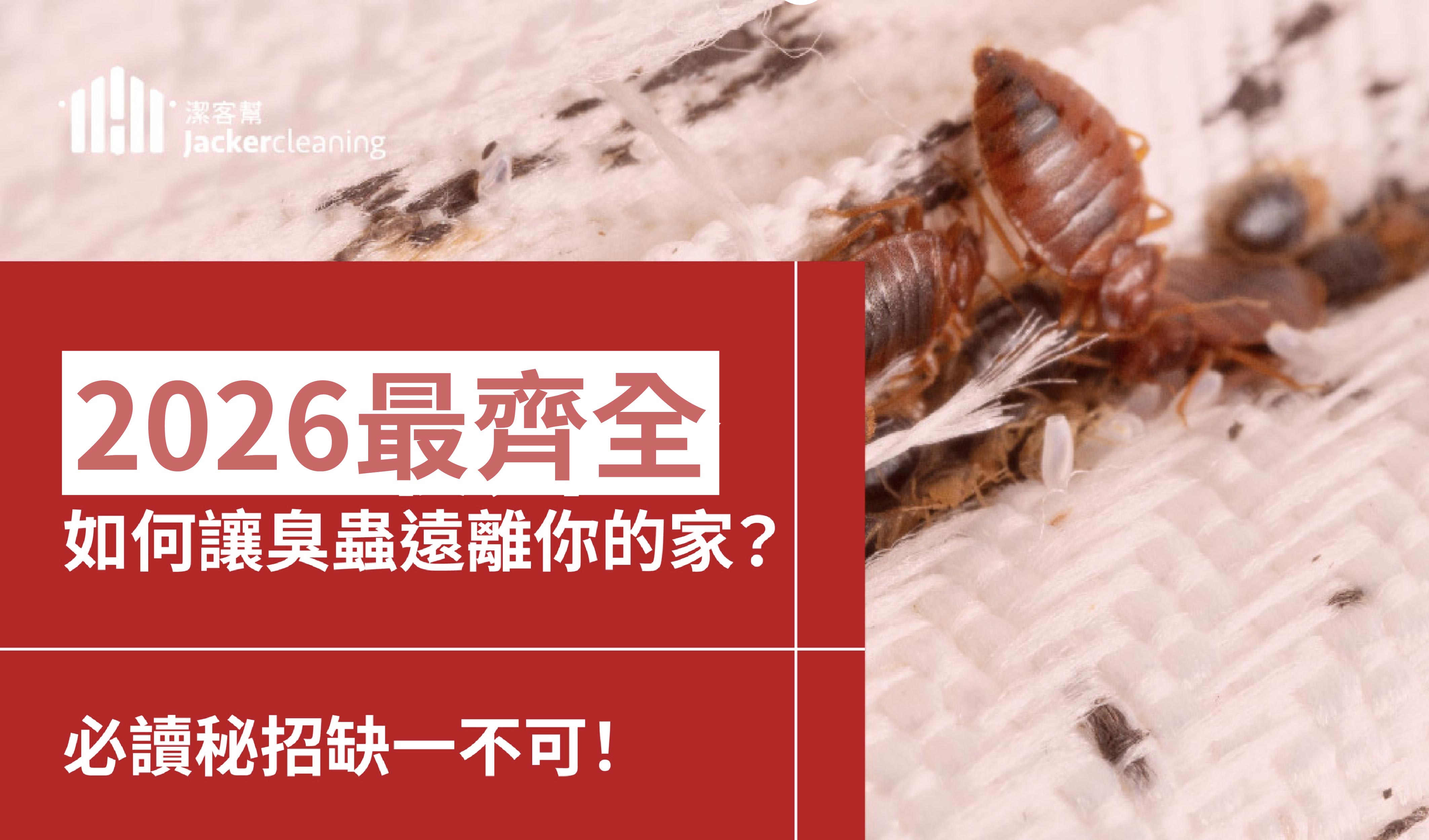 【消毒除蟲】臭蟲怕什麼？2026最新消滅臭蟲全攻略