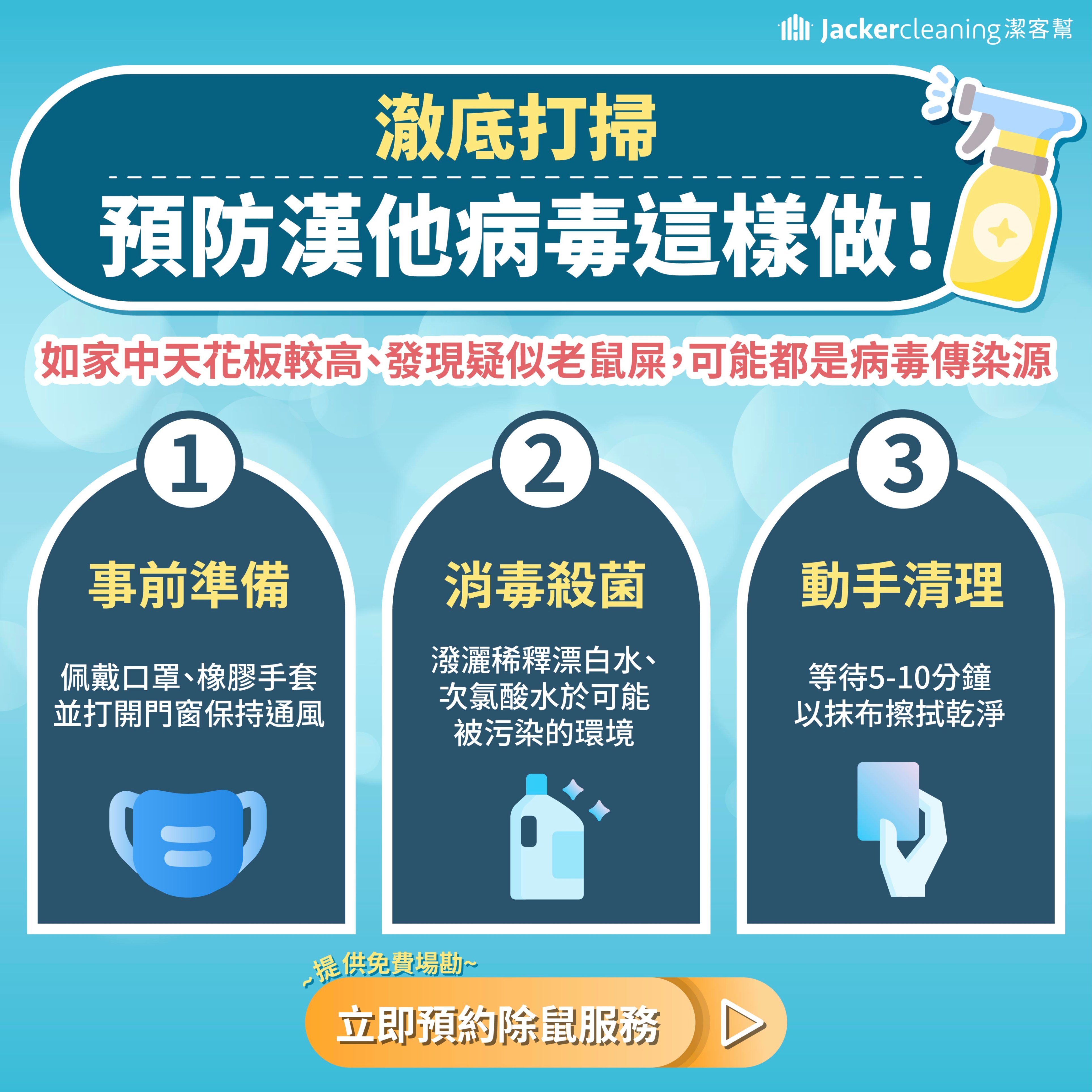 預防漢他病毒這樣做!