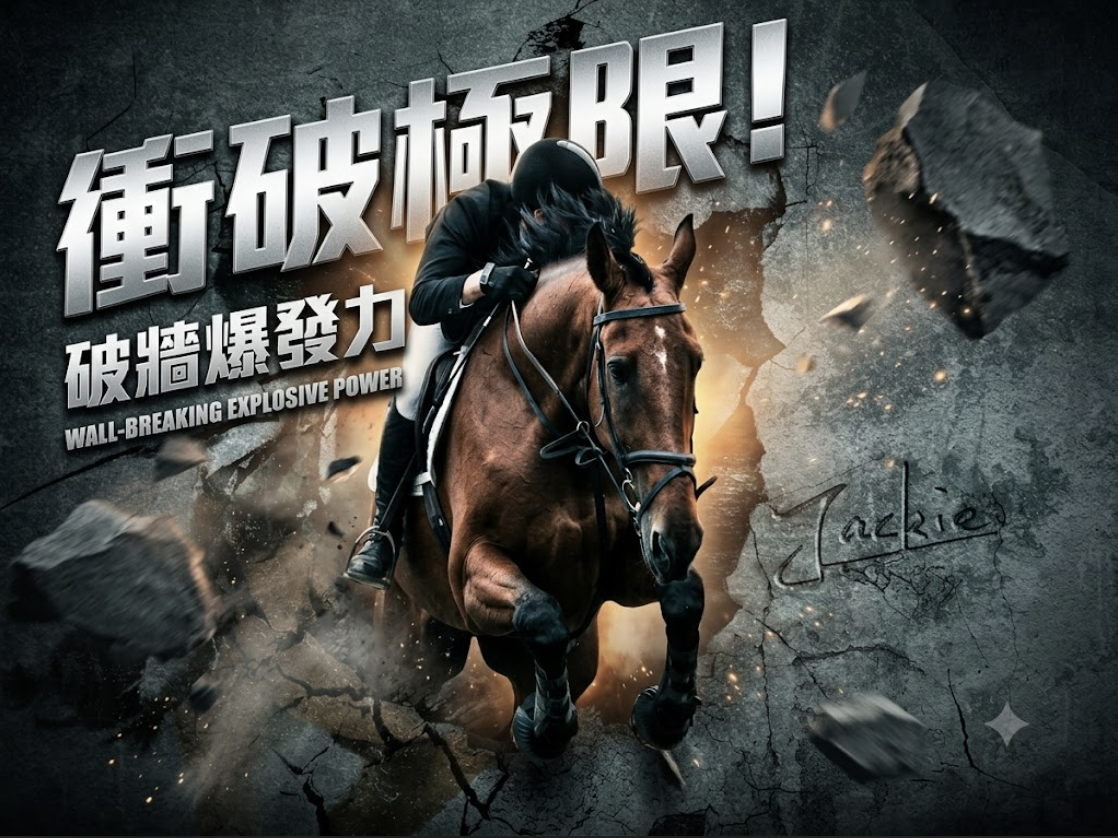 衝破限制！沒有什麼能阻擋前進的步伐。