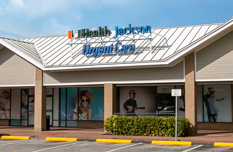 Storefront of Jackson Urgent Care in Country Walk