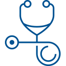 Icon of a stethoscope