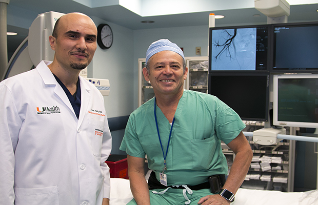 Javier Mondragon and Dr. Kably