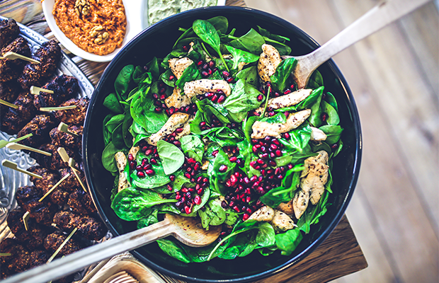 A bowl of salad