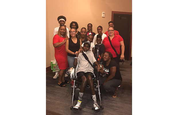TJ and his family