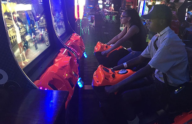 TJ at Dave and Busters