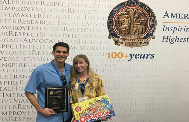 Jackson Surgical Resident Placed First at the ACS Surgical Skills Competition