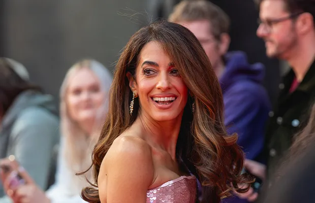 A picture of Amal Clooney smiling