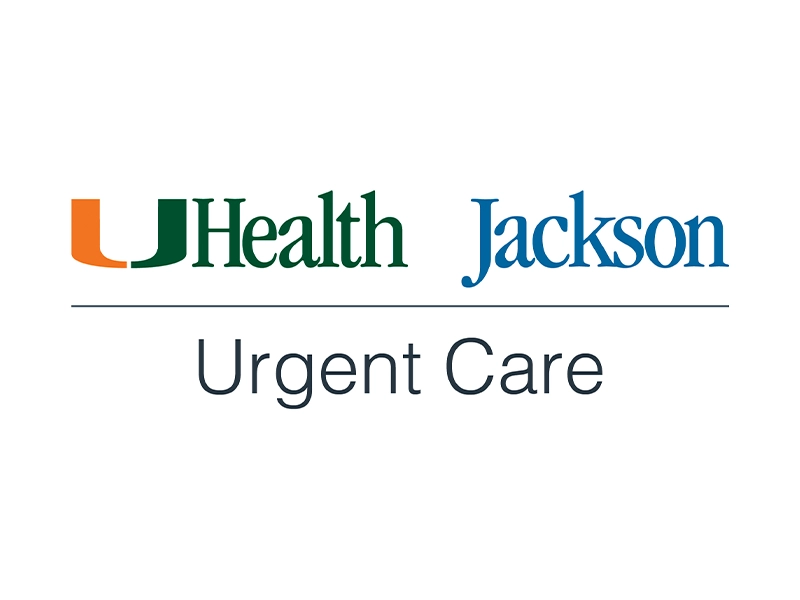 Logo that reads UJHealth Jackson Urgent Care