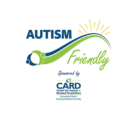 Logo that reads Autism Friendly