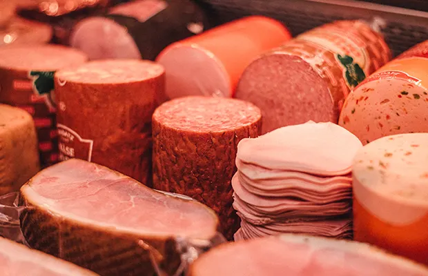Various deli meats