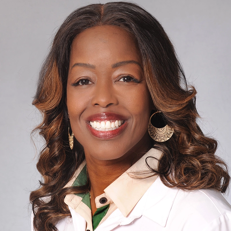 Close up of Dr Bosire