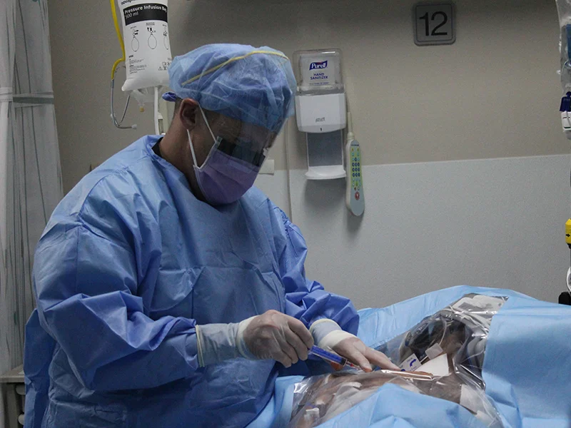 a doctors doing a surgery