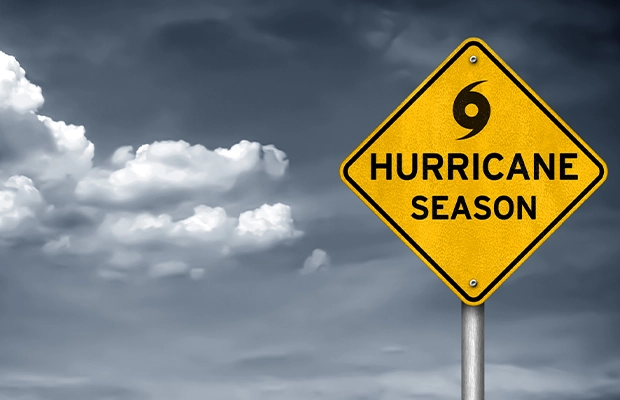 traffic sign that says HURRICANE SEASON