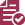 Icon of paper with a checkmark