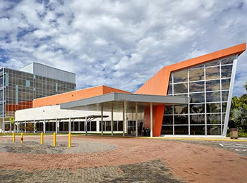 An external image of a medical building