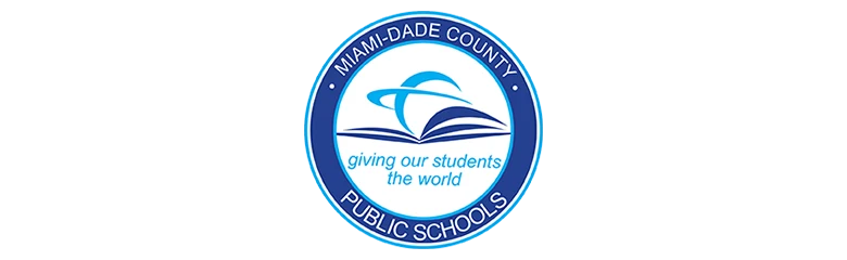 Logo that reads Miami Dade County Public Schools