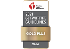 Logo for American Heart Association Gold Plus Award