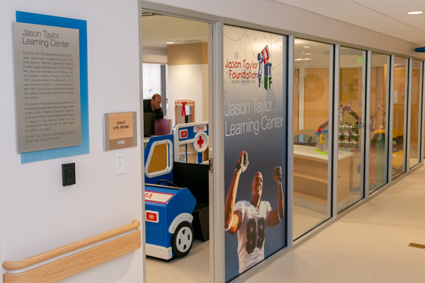 Exterior of the Jason Taylor Learning Center