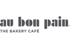 Logo that reads au bon pain the bakery cafe