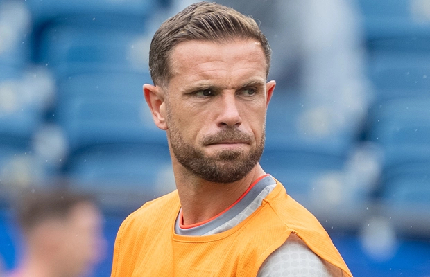 Photograph of Jordan Henderson during a match.