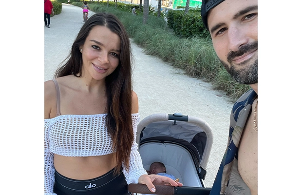 Couple with their newborn