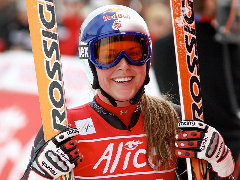 Pictire of Olympic skier Lindsey Vonn