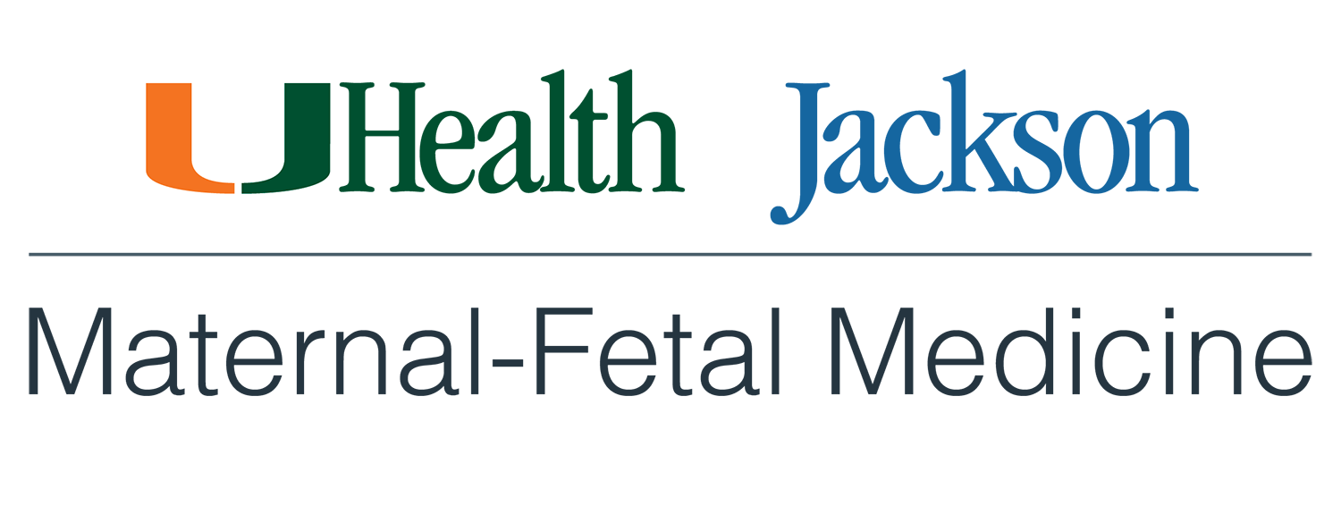 Logo for UHealth Jackson Maternal-Fetal Medicine services.