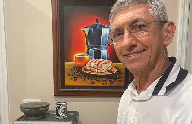 selfie of a man smiling