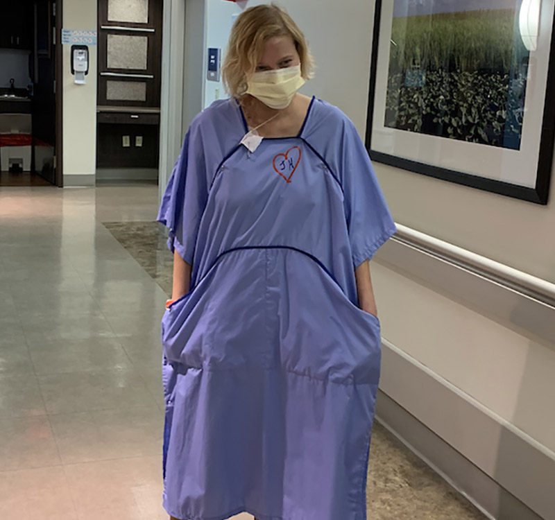 Overlapping Patient Gown - Premium Uniforms