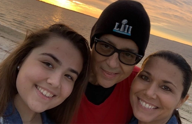 selfie of three people