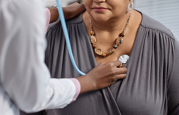 woman being examined with an endoscope