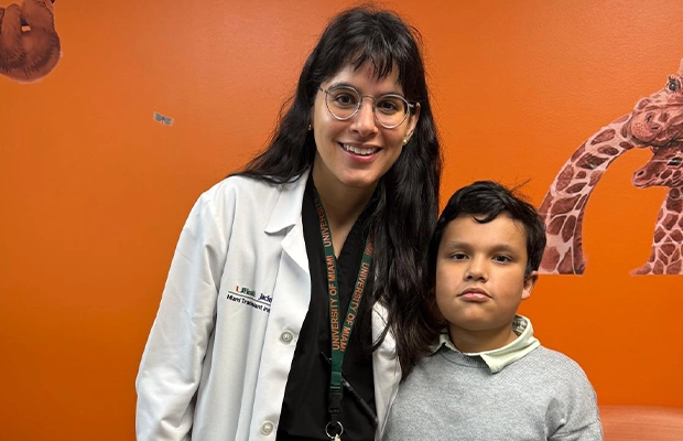 female doctor with a child