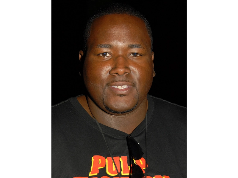 close-up of Quinton Aaron