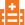 An orange icon of a location