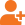 An orange icon of a person with a plus