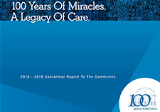 100 years of miracles. A legacy of care.