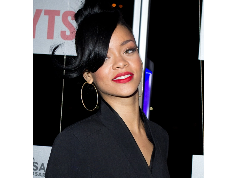 Photograph of Rihanna during a gala