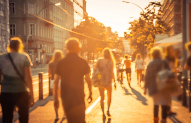 People walking on the street
