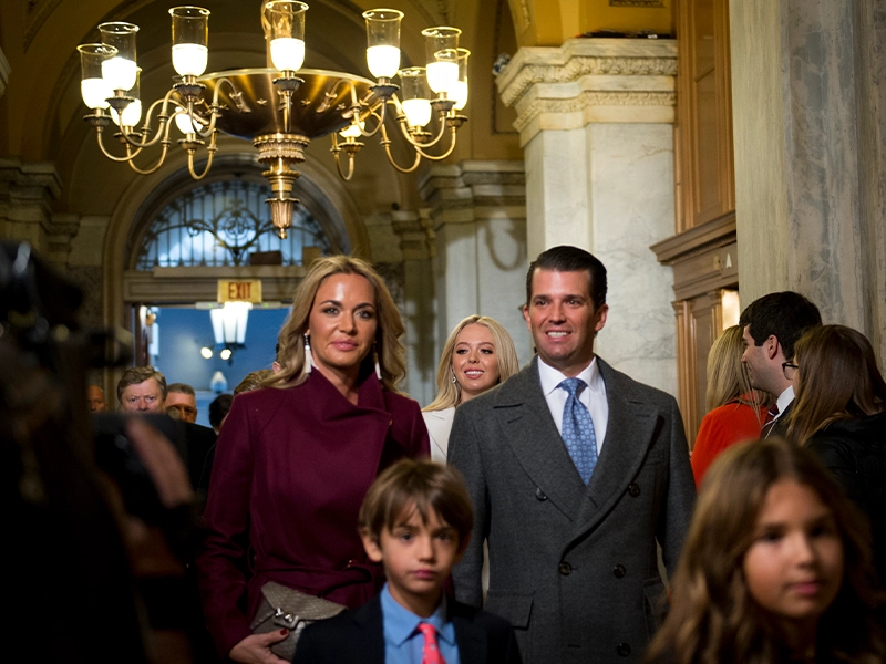 Photograph of Vanessa Trump with her family