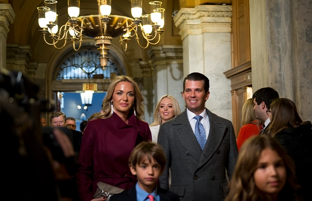 Photograph of Vanessa Trump with her family