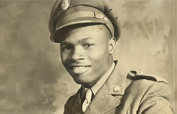 old photo of a young soldier