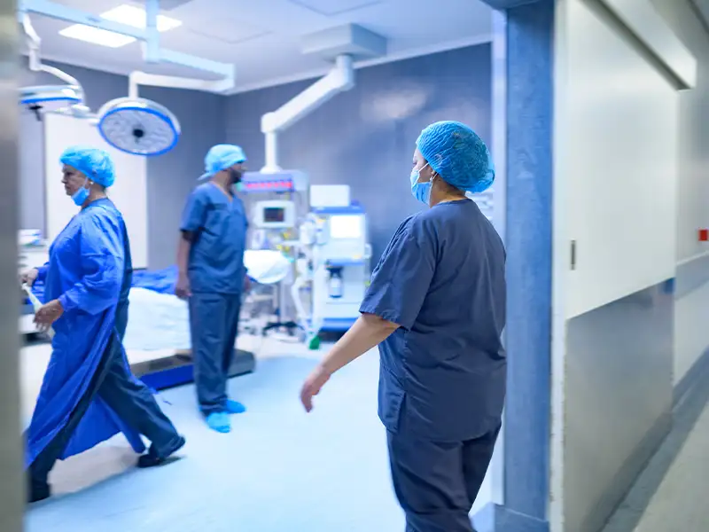 photograph of doctors in the operating room