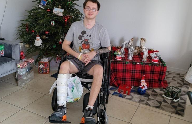 man in wheelchair