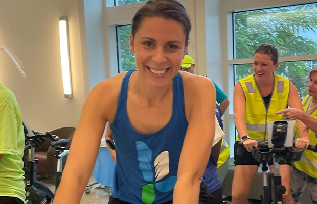 Women working out