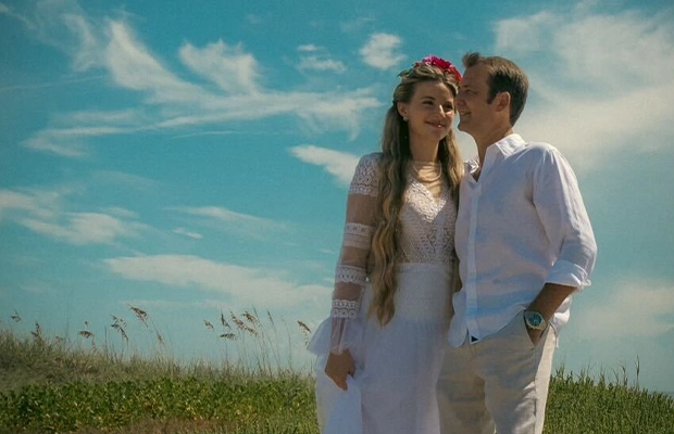 Couple posing to the camera