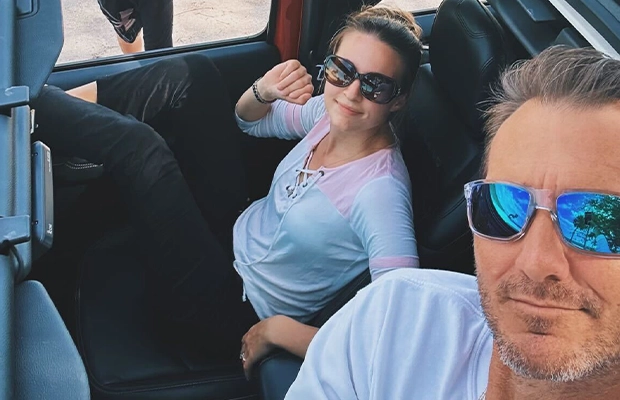 Selfie of a couple