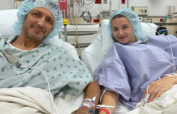 couple at the hospital
