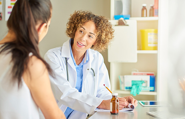 Doctor Checking Shy Teen