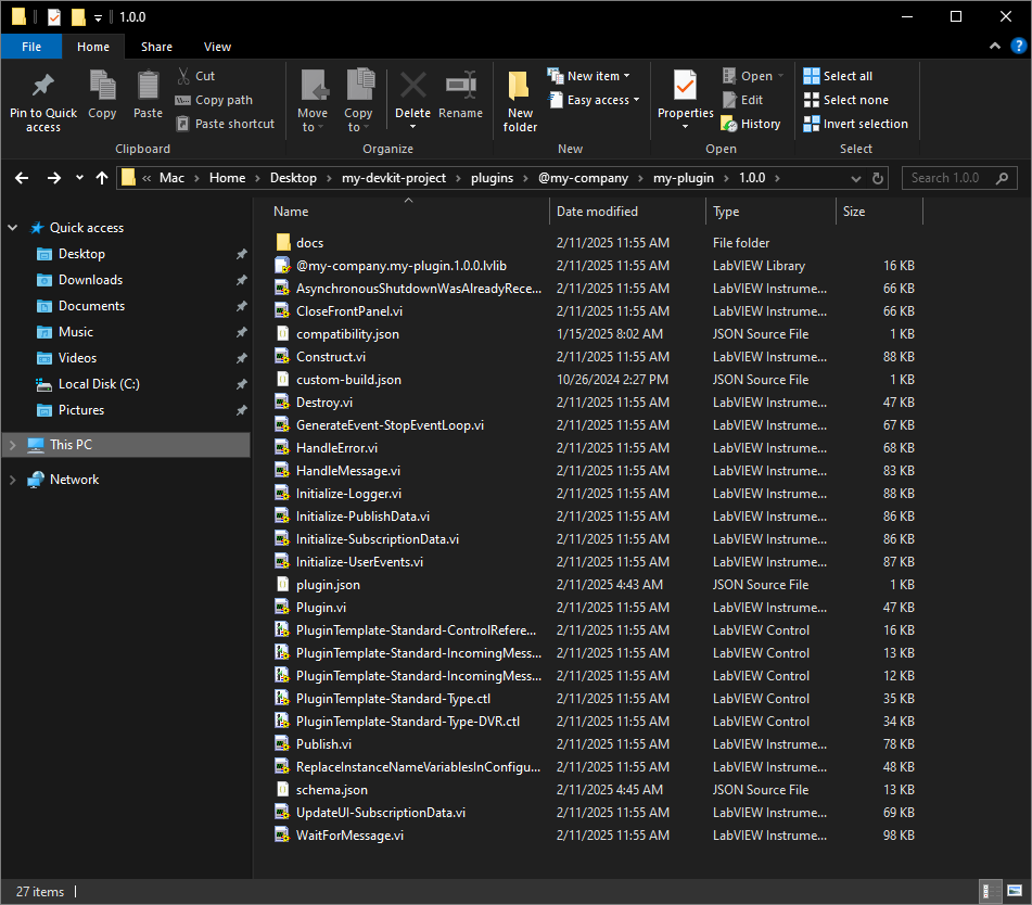 jade devkit file system imprint plugin version folder